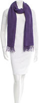 Thumbnail for your product : Allude Cashmere Fringe Scarf w/ Tags