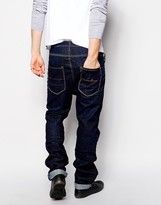 Thumbnail for your product : Vivienne Westwood Africa Jeans Limited Edition Asos Exclusive Low Crotch Slim Tapered 3d Rinse