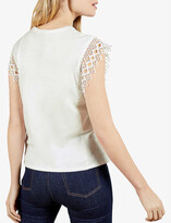 Thumbnail for your product : Ted Baker Lace-sleeve cotton top