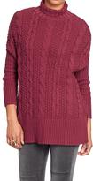 Thumbnail for your product : Old Navy Women's Funnel-Neck Cable-Knit Sweaters