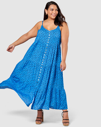 Something 4 Olivia Women's Multi Midi Dresses - Sabelly Print Maxi Dress