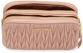 Thumbnail for your product : Miu Miu Pink Mini Matelasse Bag