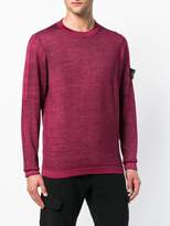 Thumbnail for your product : Stone Island logo patched sleeve jumper