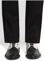 Thumbnail for your product : Givenchy Rounded Derby in black and white mat leather