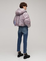 Thumbnail for your product : McQ Foam Transparent Crop Puffer Jacket