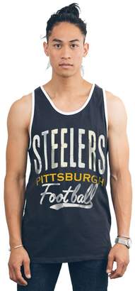 Junk Food Clothing Pittsburgh Steelers Men's Wash Tank Top (Adult)