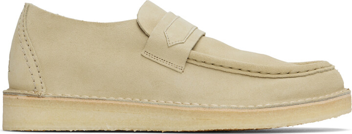 Clarks Originals Beige Nomad Loafers ShopStyle