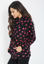 Thumbnail for your product : Forever 21 Paw Print Plush PJ Hoodie