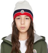 Thumbnail for your product : Moncler Enfant Kids Off-White Knit Beanie