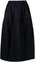 Thumbnail for your product : Comme des Garçons Comme des Garçons A-line mid-length skirt