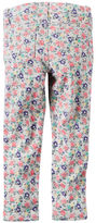 Thumbnail for your product : Carter's Floral French Terry Jeggings