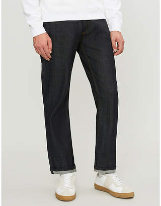 Sandro Washed regular-fit straight-leg jeans
