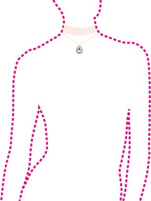 Charlotte Russe Plus Size Velvet Layered Choker Necklace