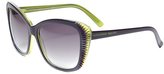 Thumbnail for your product : Alexander McQueen AM 4178 /S EM0 Violet And Green Cat Eye Fashion Sunglasses