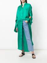 Thumbnail for your product : Margaux Rouge slit sleeve maxi shirt
