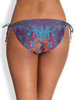 Thumbnail for your product : Marc by Marc Jacobs Maddy Floral-Print String Bikini Bottom