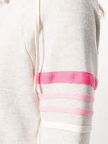 Thumbnail for your product : Mother striped detail hoodie