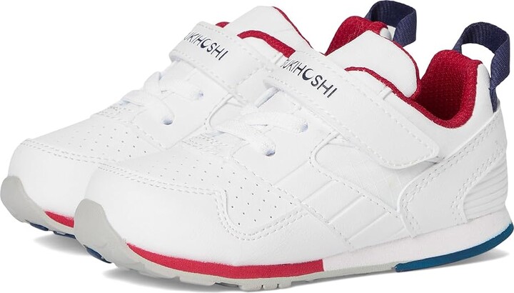 Tsukihoshi Racer (Toddler/Little Kid) Boys Shoes White/Navy : 8.5 Toddler M, Synthetic/Textile