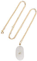 Thumbnail for your product : Cvc Stones Moonbeam 18-karat Gold, Stone And Diamond Necklace
