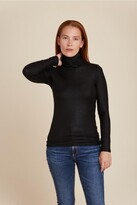 Thumbnail for your product : Majestic Soft Touch Metallic L/S Turtleneck - Black