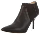 Thumbnail for your product : Jimmy Choo Leather Pointed-Toe Ankle Boots Black Leather Pointed-Toe Ankle Boots