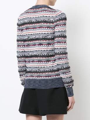 Carven patterned knit jumper