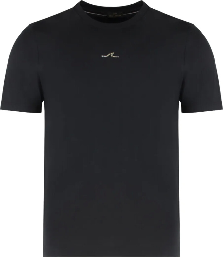 Paul & Shark logo-print cotton T-shirt