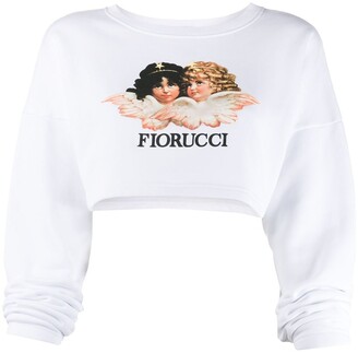 Fiorucci Vintage Angels cropped sweatshirt