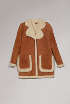 Thumbnail for your product : Topshop **shearling Car Coat