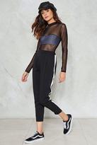 Thumbnail for your product : Nasty Gal Side Effects Striped Pants