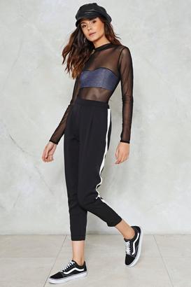 Nasty Gal Side Effects Striped Pants