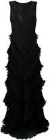 Thumbnail for your product : Capucci ruffle flared maxi dress