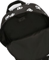 Thumbnail for your product : Dolce & Gabbana Children DG-logo zip-up backpack