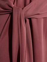 Thumbnail for your product : Halston Halter Belted Wrap Dress