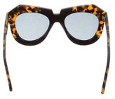 Thumbnail for your product : Karen Walker One Splash Tinted Sunglasses