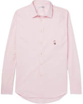 Thumbnail for your product : Alexander McQueen Slim-Fit Embroidered Cotton-Poplin Shirt