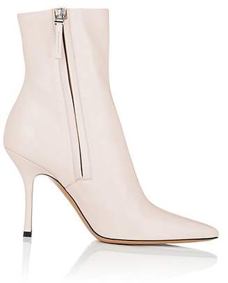 The Row Women's Gloria Leather Ankle Boots - Rose Beige