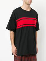 Thumbnail for your product : Facetasm loose fit striped T-shirt