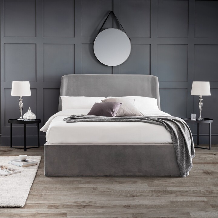 Dunelm Frida Storage Ottoman Bed Grey ShopStyle