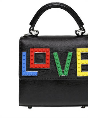 Les Petits Joueurs Micro Alex Rainbow Love Top Handle Bag