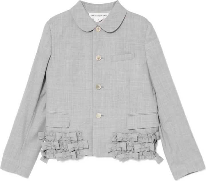 COMME DES GARÇONS GIRL Bow-Design Ruffled Jacket