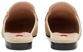 Thumbnail for your product : Gucci Princetown canvas slippers