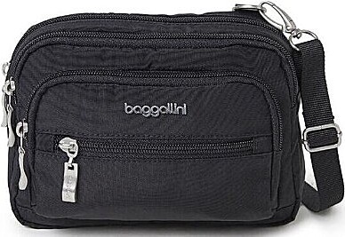 Baggallini Triple Zip Crossbody Bag