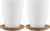 Thumbnail for your product : Kosta Boda Porcelain Mug with Oak Lid (Set of 2)