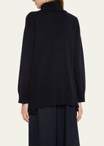 Thumbnail for your product : eskandar Mid Plus Paneled A-Line Roll Neck Sweater