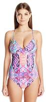 Thumbnail for your product : Seafolly Women's Kashmir Wrap Front Maillot One Piece Swimsuit
