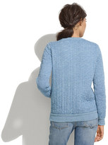 Thumbnail for your product : Madewell Indigo Ink Quilted Sweatshirt