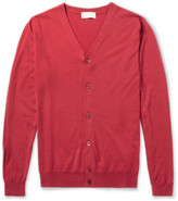 Thumbnail for your product : John Smedley Senate Cashmere and Silk-Blend Cardigan