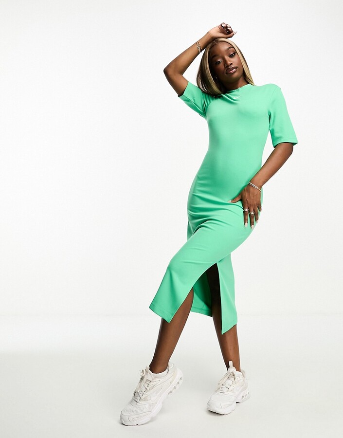 Nike Essential midi dress in green - ShopStyle