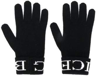 Iceberg logo gloves